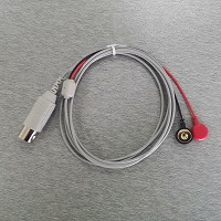 Reusable Shielded 2-Snap Lead Cable