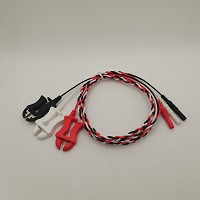4.0 Lead Wire ECG with Clip ECG Electrode cable