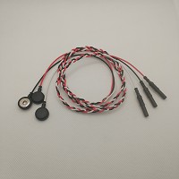 4.0 Lead Wire with Snap ECG Electrode